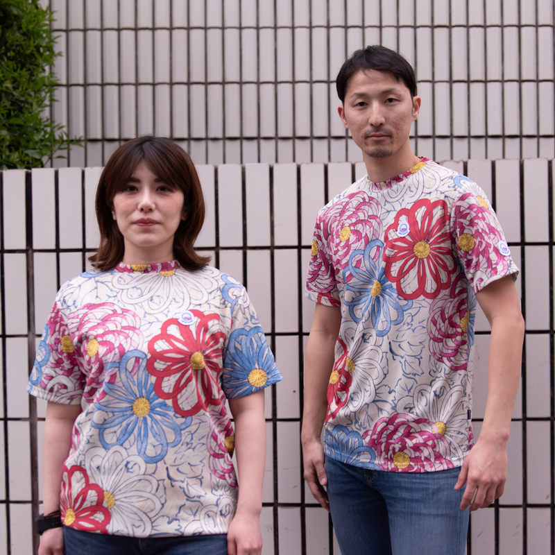 一風堂サステナブルTシャツ【菊文】