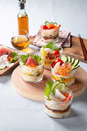 カラフルカップそうめん