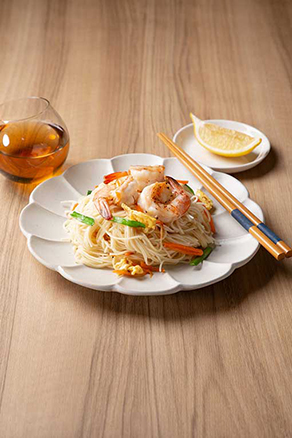 えびと卵のソーメンチャンプルー