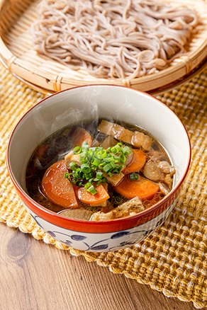 根菜のあったかつけそば