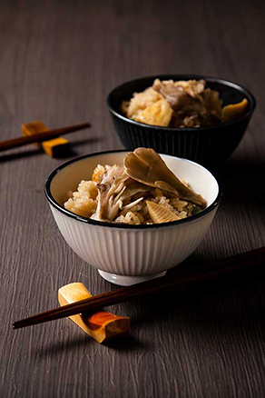 舞茸と筍の炊き込みご飯